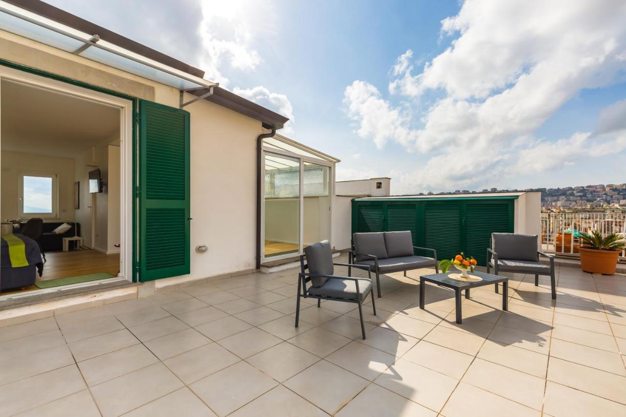 Appartement Seaview Terrace 360°& Elegant Loft à Naples Extérieur photo