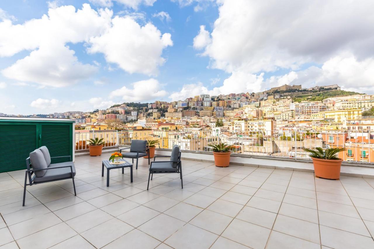 Appartement Seaview Terrace 360°& Elegant Loft à Naples Extérieur photo