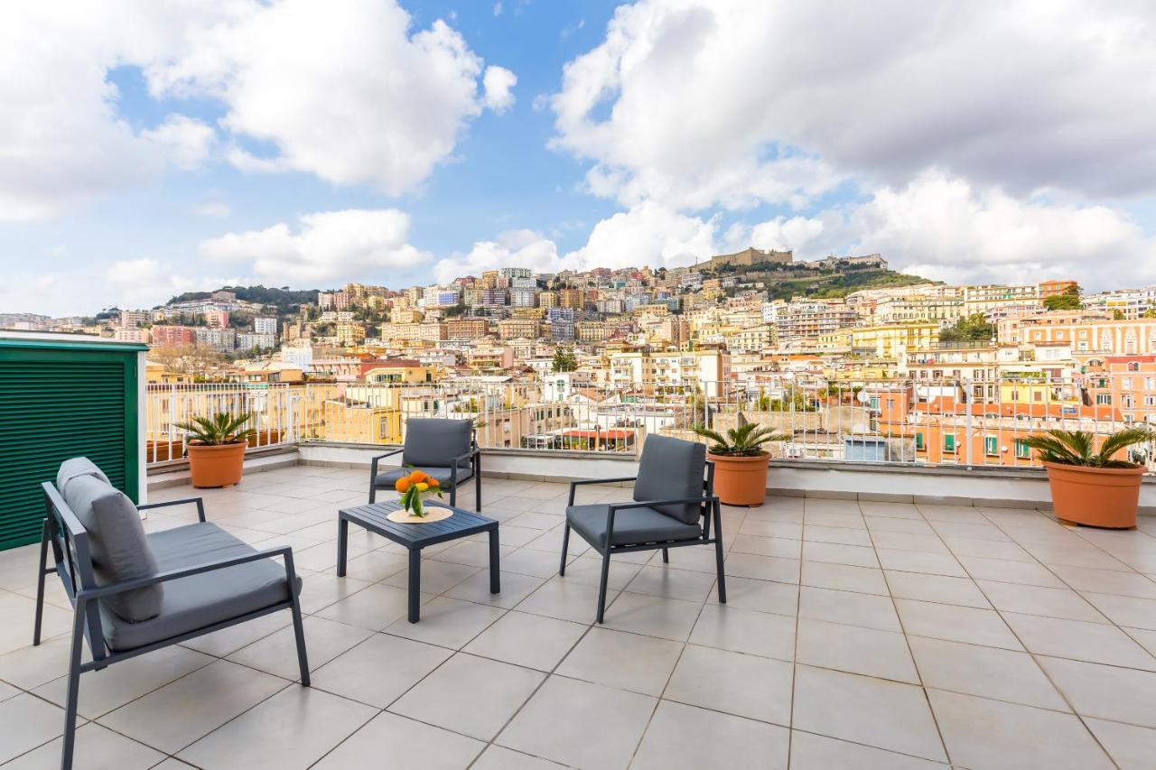 Appartement Seaview Terrace 360°& Elegant Loft à Naples Extérieur photo