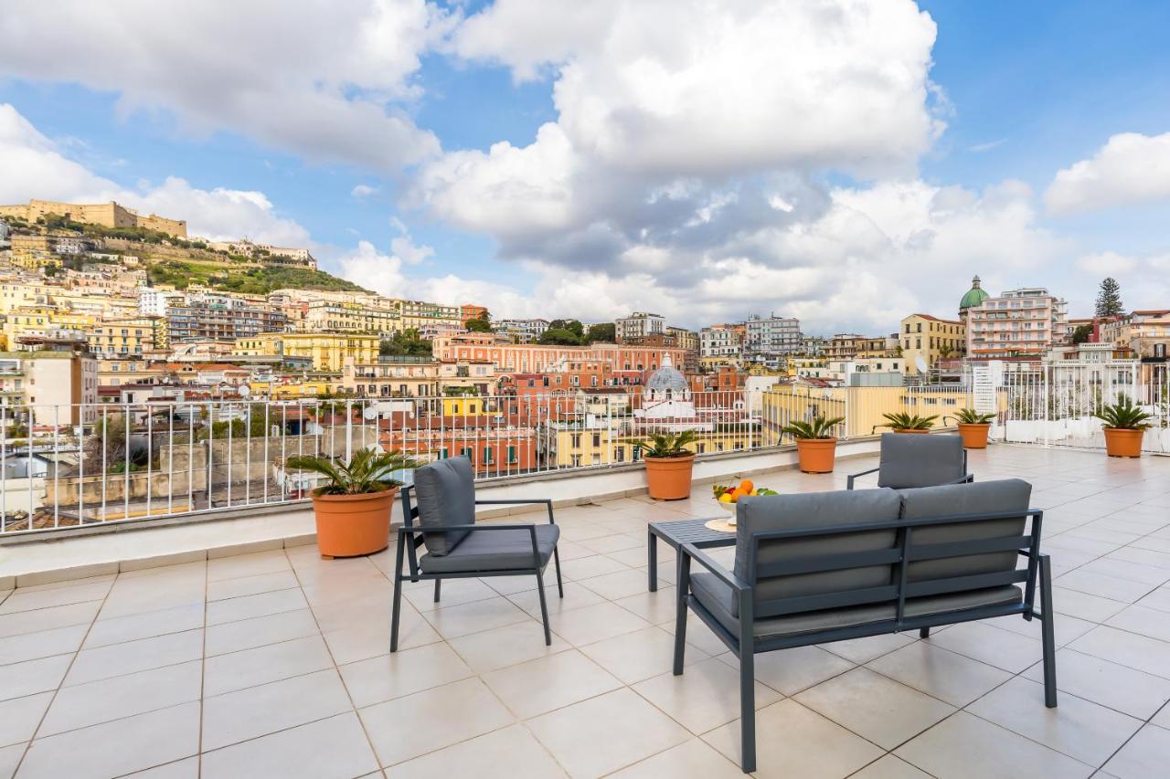 Appartement Seaview Terrace 360°& Elegant Loft à Naples Extérieur photo